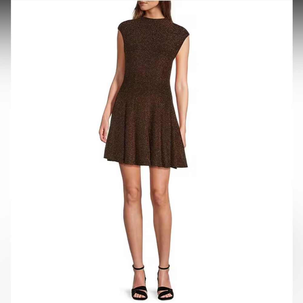 ANTONIO MELANI Brown Mini Dress